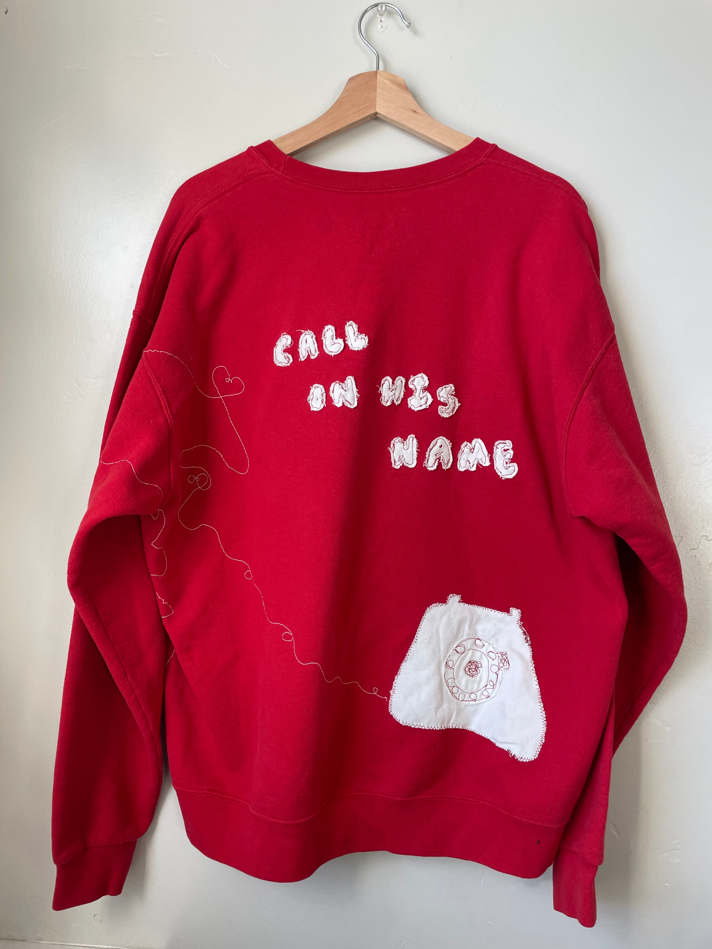 BxW Call on his name crewneck